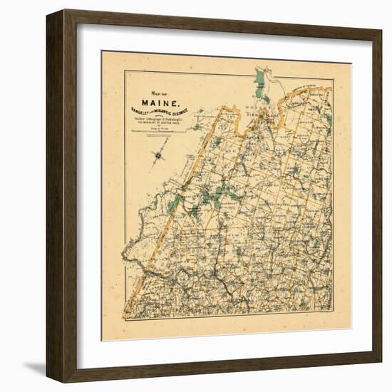 1909, Rangeley, Maine-null-Framed Giclee Print