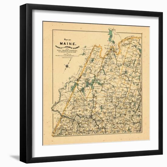 1909, Rangeley, Maine-null-Framed Giclee Print