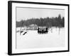 1909 Rolls-Royce Silver Ghost in Snow, France, C1909-null-Framed Photographic Print