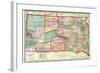 1909, State Map, South Dakota, United States-null-Framed Giclee Print