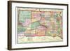1909, State Map, South Dakota, United States-null-Framed Giclee Print