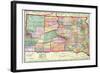 1909, State Map, South Dakota, United States-null-Framed Giclee Print