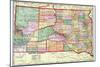 1909, State Map, South Dakota, United States-null-Mounted Giclee Print