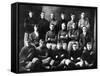 1910 Abilene High School Football Team, on Which President Dwight Eisenhower Played-null-Framed Stretched Canvas