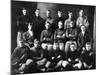 1910 Abilene High School Football Team, on Which President Dwight Eisenhower Played-null-Mounted Photo