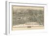 1910 Chicago Map-N^ Harbick-Framed Premium Giclee Print