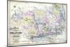 1910, Delaware County Road MAp, Pennsylvania, United States-null-Mounted Giclee Print
