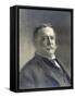 1910 Head and Shoulders Portrait of Republican President William Howard Taft-null-Framed Stretched Canvas