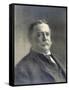 1910 Head and Shoulders Portrait of Republican President William Howard Taft-null-Framed Stretched Canvas