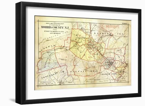 1910, Morris County, New Jersey, United States-null-Framed Giclee Print