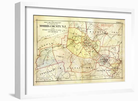1910, Morris County, New Jersey, United States-null-Framed Giclee Print