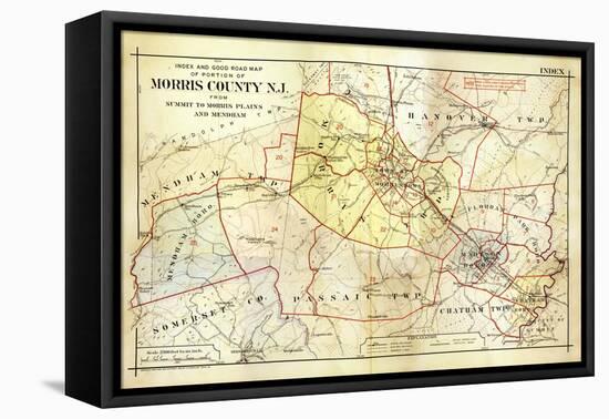 1910, Morris County, New Jersey, United States-null-Framed Stretched Canvas