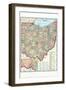 1910, State Map, Ohio, United States-null-Framed Giclee Print