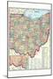 1910, State Map, Ohio, United States-null-Mounted Giclee Print