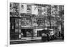 1910 Street Scene Showing a Kiosk and the Front of the King of Cinemas Theater Paris,, France-null-Framed Photographic Print