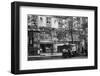 1910 Street Scene Showing a Kiosk and the Front of the King of Cinemas Theater Paris,, France-null-Framed Photographic Print