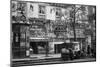 1910 Street Scene Showing a Kiosk and the Front of the King of Cinemas Theater Paris,, France-null-Mounted Photographic Print