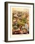 1910, Yellowstone 1910 Bird's Eye View, Wyoming, United States-null-Framed Giclee Print