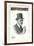 1910s Dunlap and Co. Man's Hat Illustration-null-Framed Art Print