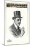 1910s Dunlap and Co. Man's Hat Illustration-null-Mounted Art Print