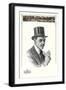 1910s Dunlap and Co. Man's Hat Illustration-null-Framed Art Print