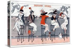 1910s France La Vie Parisienne Magazine Plate-null-Stretched Canvas