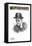 1910s Men's Hat Illustration-null-Framed Stretched Canvas