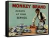 1910s UK Monkey Brand Magazine Advertisement-null-Framed Stretched Canvas