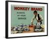 1910s UK Monkey Brand Magazine Advertisement-null-Framed Giclee Print