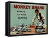 1910s UK Monkey Brand Magazine Advertisement-null-Framed Stretched Canvas