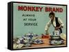 1910s UK Monkey Brand Magazine Advertisement-null-Framed Stretched Canvas