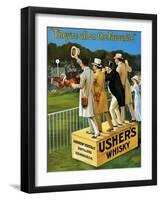 1910s UK Usher's Poster-null-Framed Giclee Print