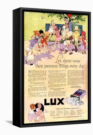 1910s USA Lux Magazine Advertisement-null-Framed Stretched Canvas