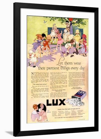 1910s USA Lux Magazine Advertisement-null-Framed Giclee Print