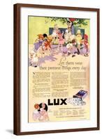 1910s USA Lux Magazine Advertisement-null-Framed Giclee Print