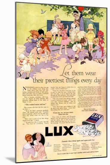 1910s USA Lux Magazine Advertisement-null-Mounted Giclee Print