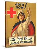 1910s USA The Red Cross Poster-null-Stretched Canvas