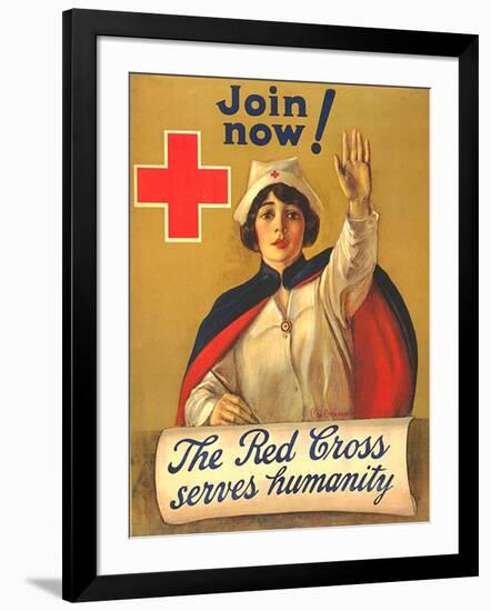 1910s USA The Red Cross Poster-null-Framed Giclee Print