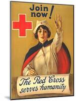 1910s USA The Red Cross Poster-null-Mounted Giclee Print