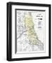 1911, Chicago Railroad Map 1911, Illinois, United States-null-Framed Giclee Print