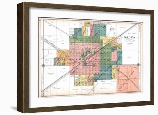 1911, Galva, Illinois, United States-null-Framed Giclee Print