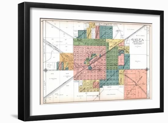 1911, Galva, Illinois, United States-null-Framed Giclee Print