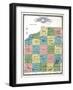 1911, Henry County Outline Map, Illinois, United States-null-Framed Giclee Print