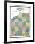 1911, Henry County Outline Map, Illinois, United States-null-Framed Giclee Print