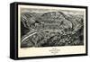 1911, Keystone Aero View 17x29, West Virginia, United States-null-Framed Stretched Canvas