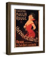 1911 Moulin Rouge C’est Très Excitant-Jules-Alexandre Grün-Framed Premium Giclee Print