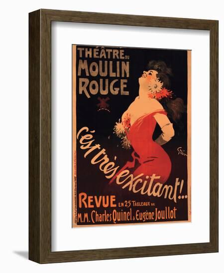 1911 Moulin Rouge C’est Très Excitant-Jules-Alexandre Grün-Framed Premium Giclee Print