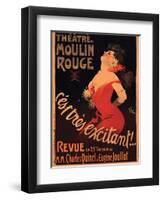 1911 Moulin Rouge C’est Très Excitant-Jules-Alexandre Grün-Framed Premium Giclee Print