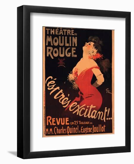 1911 Moulin Rouge C’est Très Excitant-Jules-Alexandre Grün-Framed Premium Giclee Print