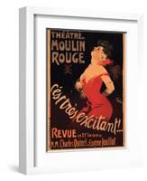 1911 Moulin Rouge C’est Très Excitant-Jules-Alexandre Grün-Framed Premium Giclee Print